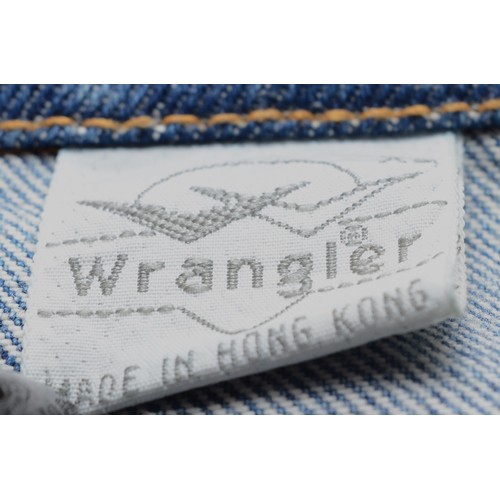 200 - Wrangler denim jacket, blue, used good condition, size XL.