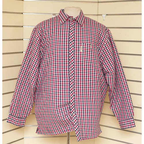 209 - Ryedale padded shirt, Richmond, red and blue check, new with tags, size XXL.