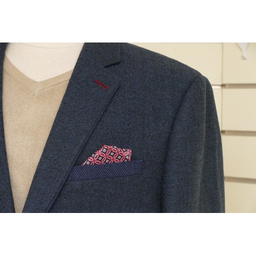 216 - Joe Browns, new with tags, blue tweed, Jacket 46