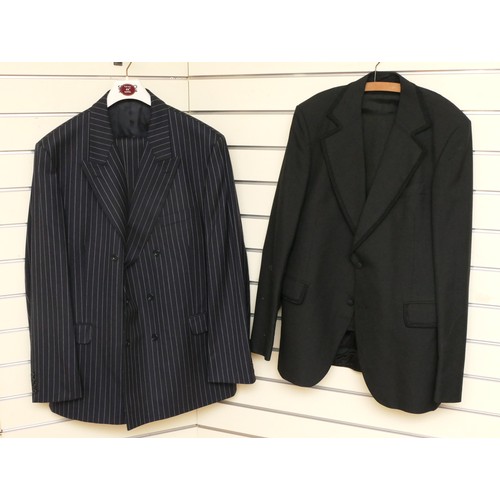 218 - Black formal dinner suit by John Collier, good used condition, Jacket 44