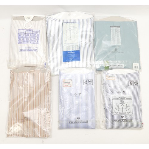 235 - Men's various shirts, in packets, C&A, BHS, Conaught, Grendale, size 14½ collar. (6)