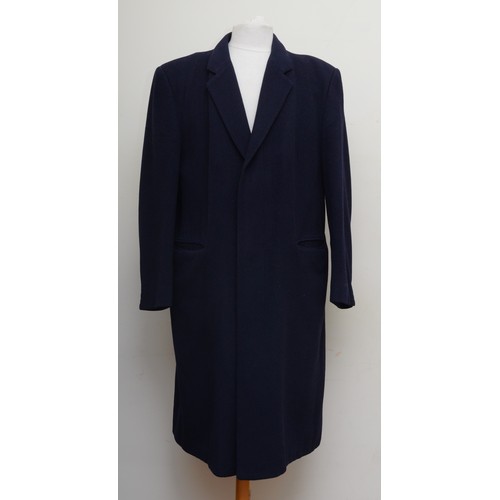 252 - St. Michael, pure new wool, navy, men's overcoat. 42