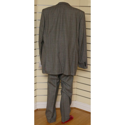 319 - Peter Christian, men's 100% wool, 'William' three piece suit, new with tags, Jacket L46, Trousers 42... 