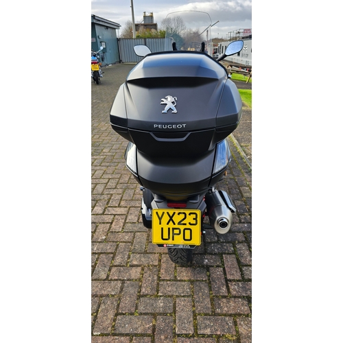 497 - 2023 Peugeot Metropolis 400W. Registration number YX23 UPO. Frame number VGAX1AACBN0006327. Engine n... 