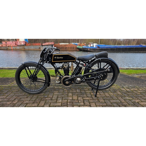 548 - 1923 Bradbury Blackburn Racing Model, 348cc. Registration number SV 8652 (non transferrable). Frame ... 