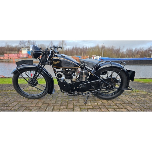 549 - 1933 Velocette MOV, 249cc. Registration number HA 8930. Frame number MB 8954 (not found). Engine num... 