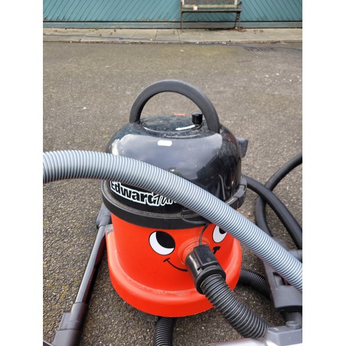 12 - A Sealy wet & dry industrial vacuum cleaner, together with an Edward hoover and a Miele vacuum clean... 