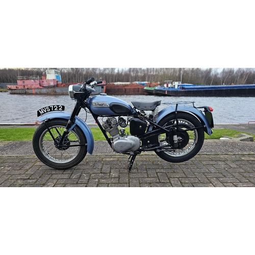 491 - 1956 Triumph Tiger Cub, 200cc. Registration number MVS 722 (non transferrable). Frame number T24516.... 