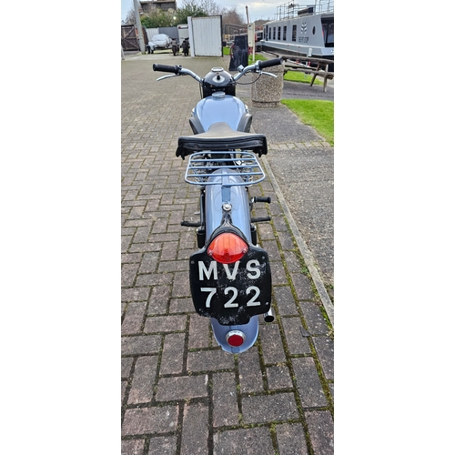 491 - 1956 Triumph Tiger Cub, 200cc. Registration number MVS 722 (non transferrable). Frame number T24516.... 