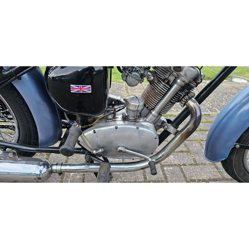 491 - 1956 Triumph Tiger Cub, 200cc. Registration number MVS 722 (non transferrable). Frame number T24516.... 