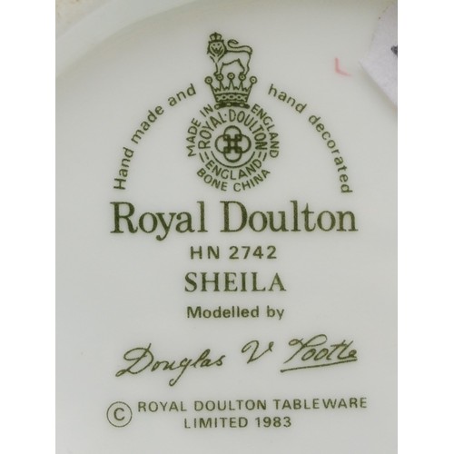 257 - Royal Doulton; five porcelain figures comprising of Adele HN2480, Rebecca HN2805, Sunday Best HN2206... 