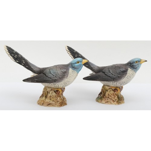 263 - A pair of Beswick Cuckoos, model number 2315, designed by Albert Hallam, issued 1970 - 1982, 12 cms