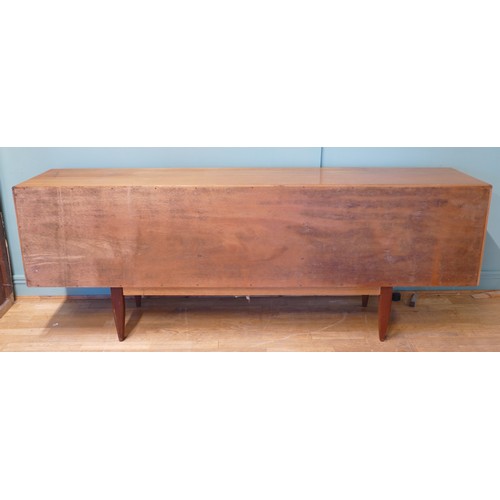 395 - G-Plan teak Fresco 'Long John' sideboard, designed by Victor Bramwell (V.B.) Wilkins, c.1968, having... 