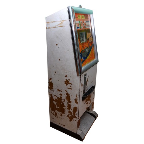 403 - Bell Fruit Action Line Spitfire, a mechanical three reel slot machine, c.1970's, Watling type mechan... 