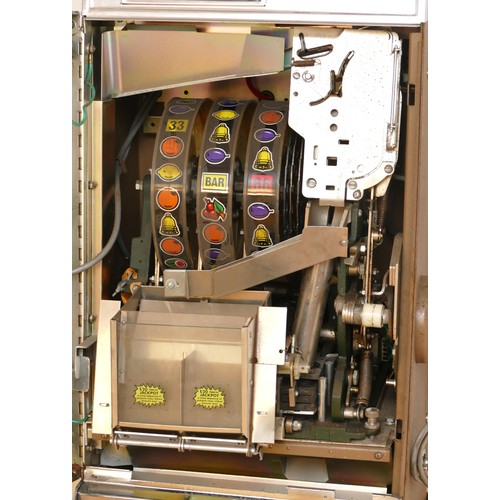 406 - Aristocrat Elite Bingo one arm bandit electromechanical three reel slot machine, serial number HT 40... 