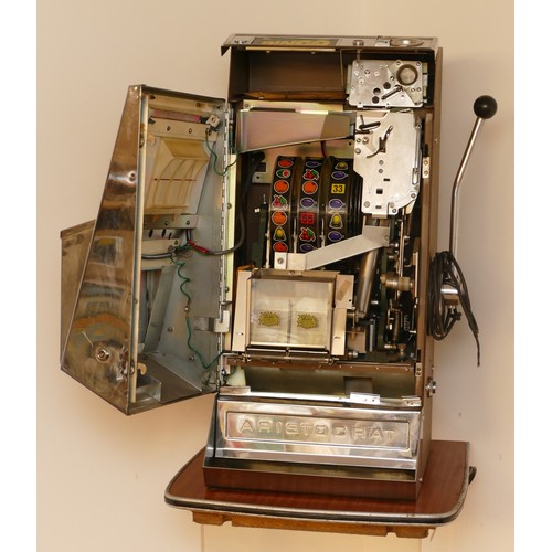 410 - Aristocrat Elite Bingo one arm bandit electromechanical three reel slot machine, c.1977, 10p play, o... 