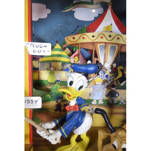 428 - Disney Fairground Scene Display, by Pytram Ltd of New Malden, Surrey, c.1936/38, a laminated cellulo... 