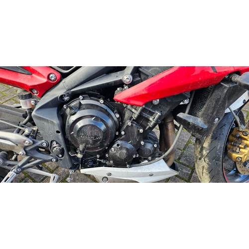 519 - 2007 Triumph Speed Triple 1050cc and 2016 Triumph Street Triple R , 675cc. Registration numbers GN57... 