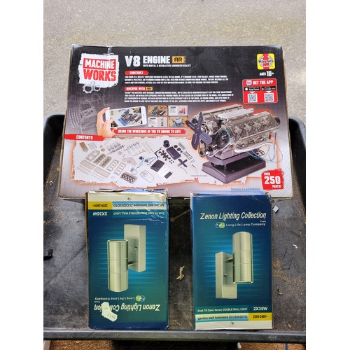 A Haynes Machine works V8 model engine kit.