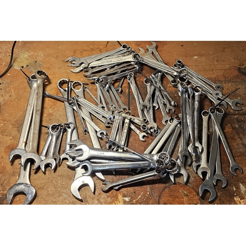 36D - Various spanners including Britool and Laser, Imperial and Metric