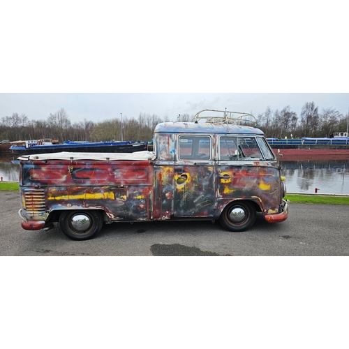 432 - 1963 VW T2 Split Screen double cab pick up, 1641cc. Registration number OKU 373A. Chassis number 106... 