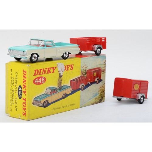 130 - Dinky Toys - A boxed Dinky 448 Chevrolet Pick-Up & Trailers, made in England by Meccano.