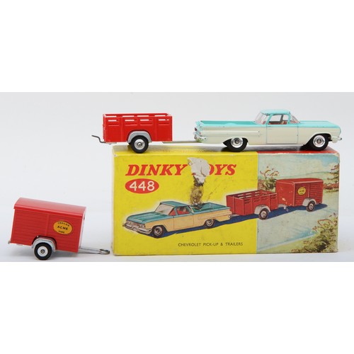 130 - Dinky Toys - A boxed Dinky 448 Chevrolet Pick-Up & Trailers, made in England by Meccano.