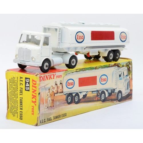 Dinky Toys - A boxed Dinky 945 A.E.C Fuel Tanker 'Esso', original box.