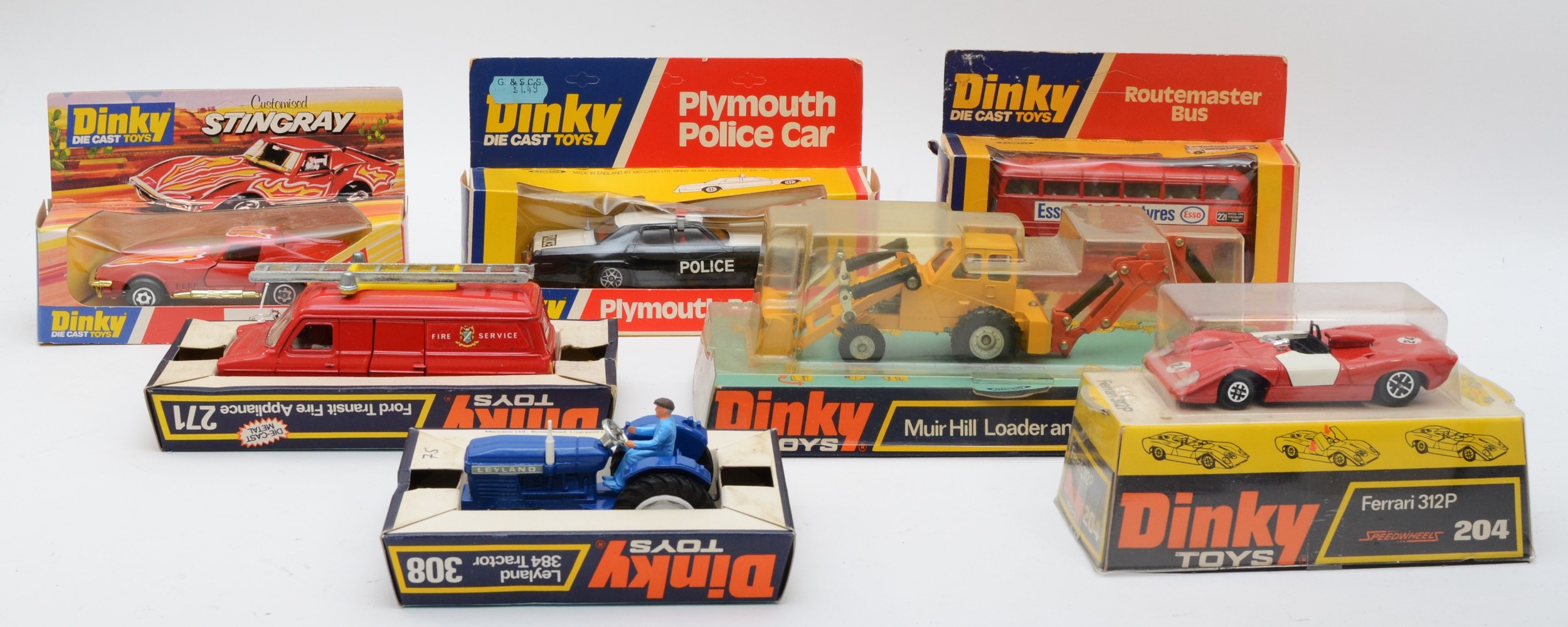 Dinky Toys - A collection of Dinky diecast model toys, circa 1970s, to ...