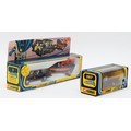 Corgi Toys; A 267 Batmobile, gloss black body blue windscreens, red ...