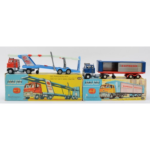 CORGI MAJOR TOYS Major articulated trailer 1137 Ford Tilt Cab express