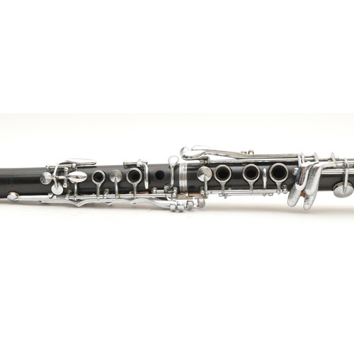 Melody Maker clarinet registration number 134695, in case with reeds