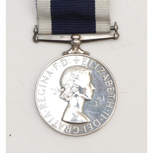 517 - E.R. II, Royal Navy Long Service, awarded P.O. Wtr D.O. Heath, D162678N, R.N.