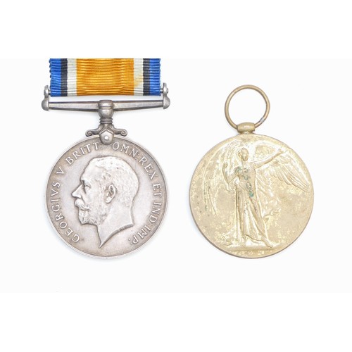 522 - WWI, pair, War and Victory, awarded to 117477 Gnr A.C. Easthill, R.A.