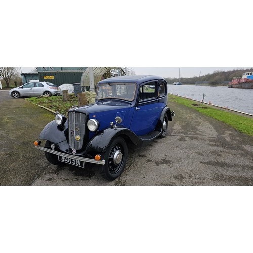 415 - 1938 Morris 8, Series II, 817cc. Registration number EAR 581. Chassis number S 2/E 166284. Engine nu... 