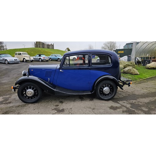 415 - 1938 Morris 8, Series II, 817cc. Registration number EAR 581. Chassis number S 2/E 166284. Engine nu... 