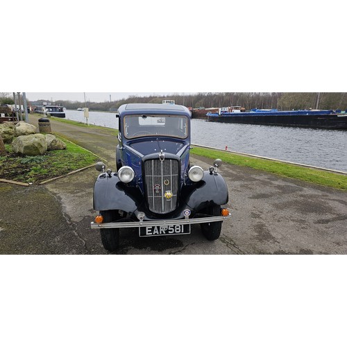 415 - 1938 Morris 8, Series II, 817cc. Registration number EAR 581. Chassis number S 2/E 166284. Engine nu... 