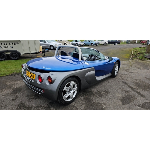 433 - 1997 Renault Sport Spider, 1998cc. Registration number P25 OPO. VIN number VMKAF0H0516077070. Engine... 