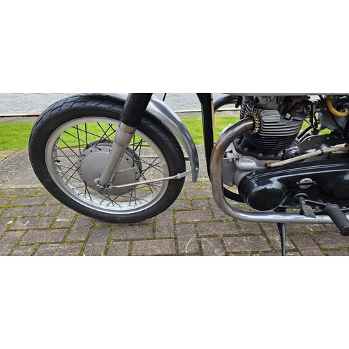 555 - c.1959 Norton Model 50, 500cc. Registration number see text. Frame number P13 52123. Engine number 2... 