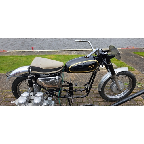 556 - 1961 AJS Model 31, 649cc, project. Registration number XBK 780. Frame number A79184. Engine number 5... 