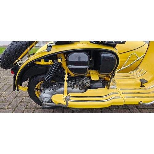 507 - 1959 Lambretta Li 150 with Swallow sidecar. Registration BAS 785 (non transferrable). Frame number 1... 