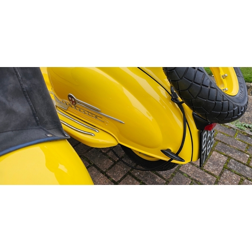 507 - 1959 Lambretta Li 150 with Swallow sidecar. Registration BAS 785 (non transferrable). Frame number 1... 