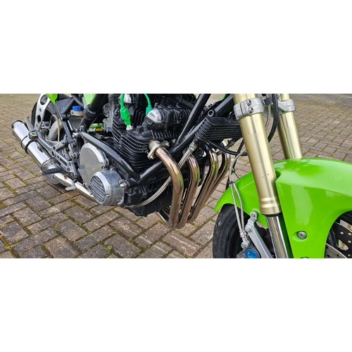 528 - 1974 Harris Kawasaki Z1A. Registration number KWU 592N. Frame number HP1447K. Engine number Z1E 0448... 