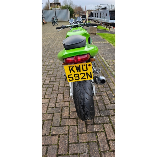 528 - 1974 Harris Kawasaki Z1A. Registration number KWU 592N. Frame number HP1447K. Engine number Z1E 0448... 