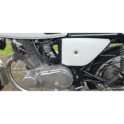 568 - 1973 Laverda 750 GTF, 743cc. Registration number NPW 91M. Frame number 15219. Enfingine number 15219... 