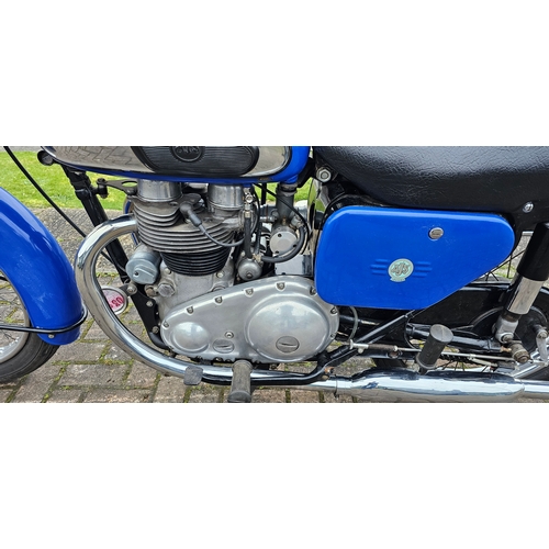 557 - 1959 AJS Model 31, 648cc. Registration number YSY 368 (non transferrable). Frame number 69455. Engin... 