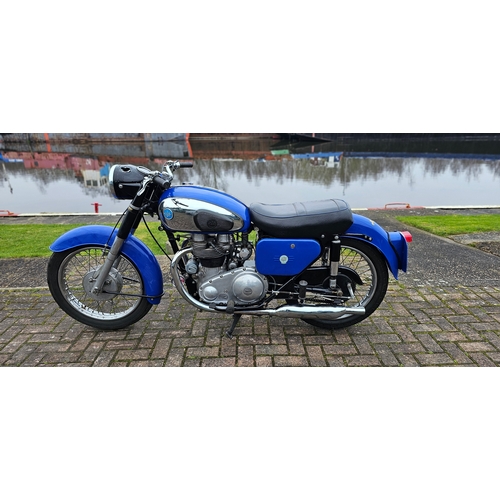 557 - 1959 AJS Model 31, 648cc. Registration number YSY 368 (non transferrable). Frame number 69455. Engin... 