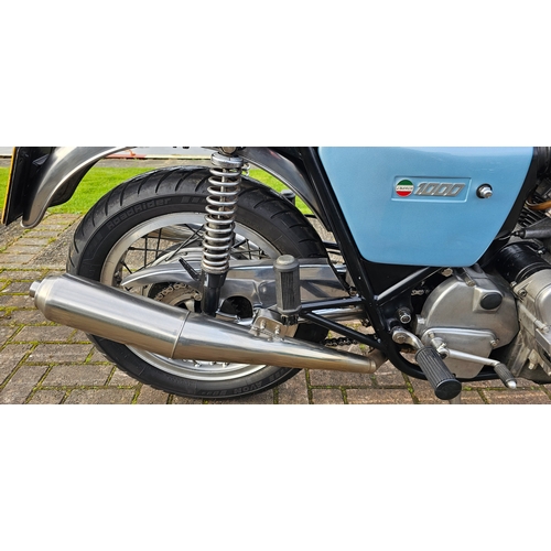 569 - 1977 Laverda 3C, 981cc. Registration number UWX 300R. Frame number 5041. Engine 5041.
Sold with the ... 