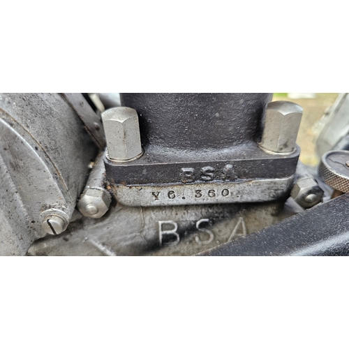 546 - 1931 BSA L31-6, de luxe 349cc. Registration number OU 4702 (non transferrable). Frame number Y5-515.... 