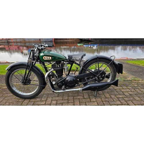 546 - 1931 BSA L31-6, de luxe 349cc. Registration number OU 4702 (non transferrable). Frame number Y5-515.... 